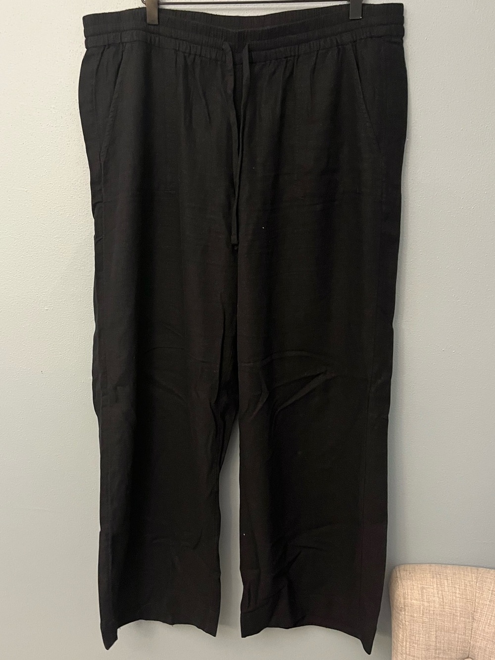 Caslon Drawstring Linen-Blend Pants